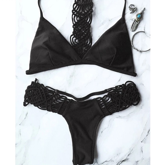 Other - Braided Black Bikini